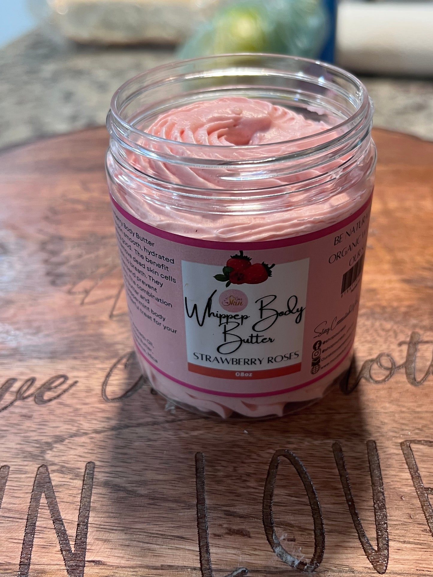 Strawberry Rose Luxury Whipped Body Butter