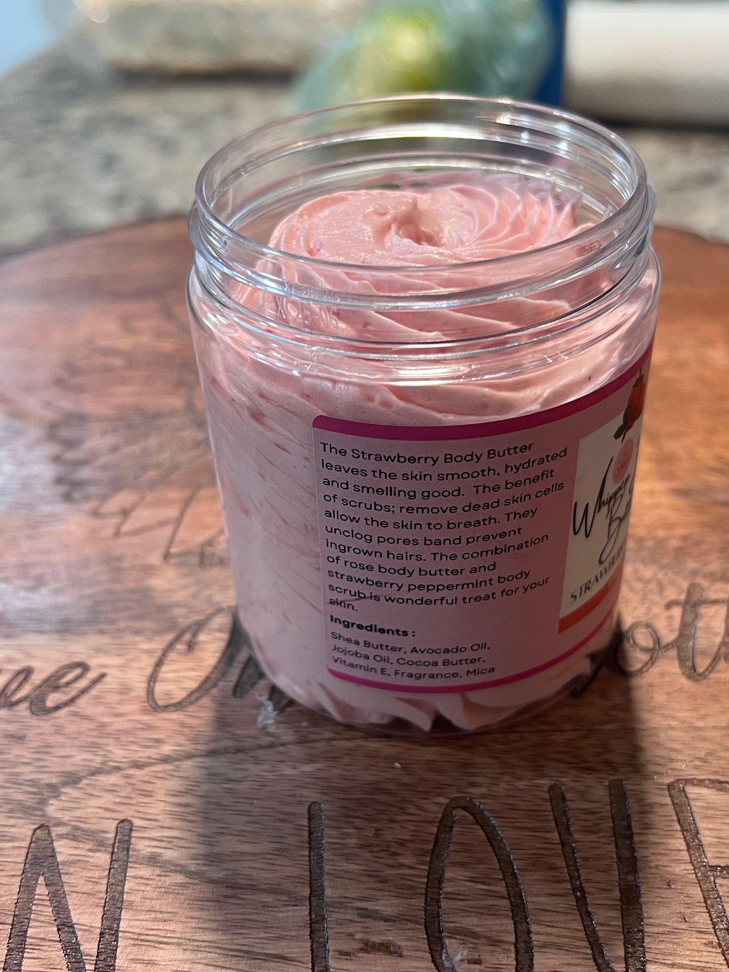 Strawberry Rose Luxury Whipped Body Butter