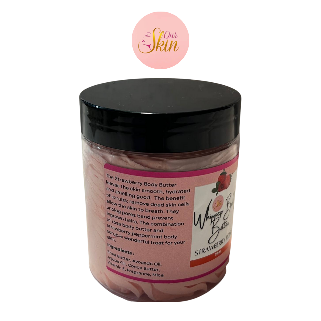 Strawberry Rose Luxury Whipped Body Butter