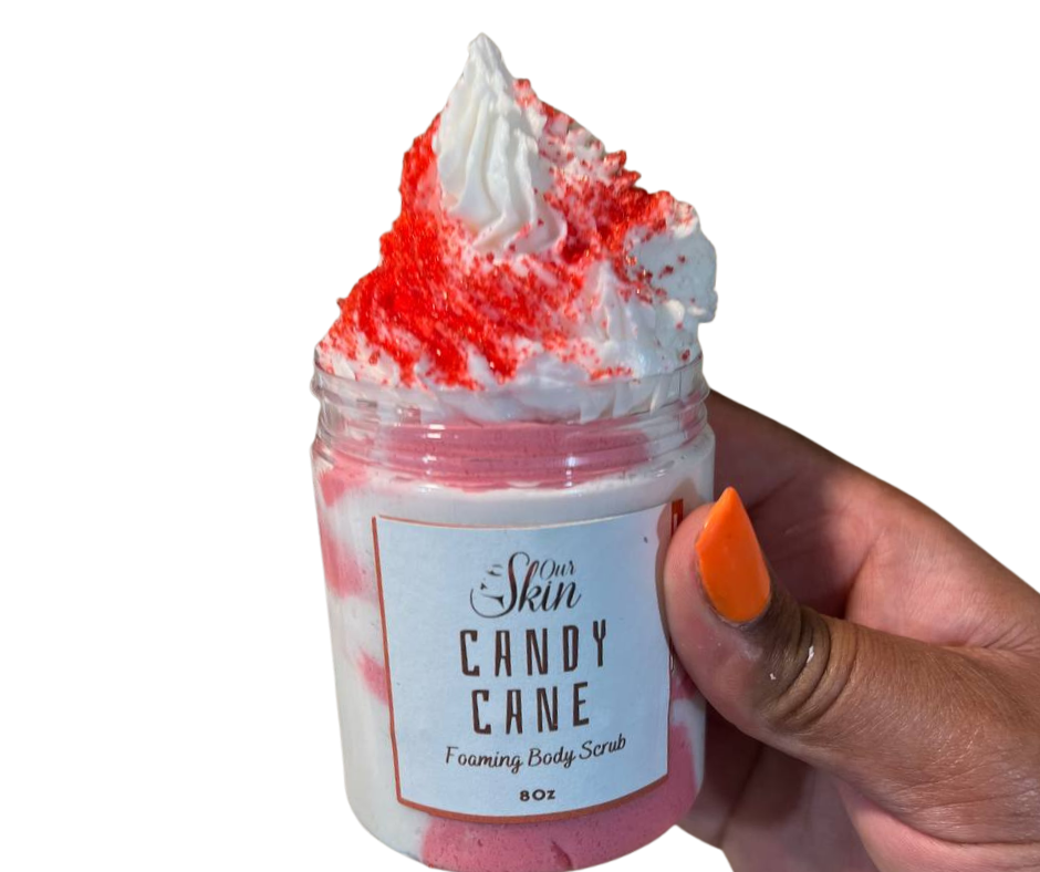 Sweeten Your Skincare Routine with Candy Cane Body Scrub”